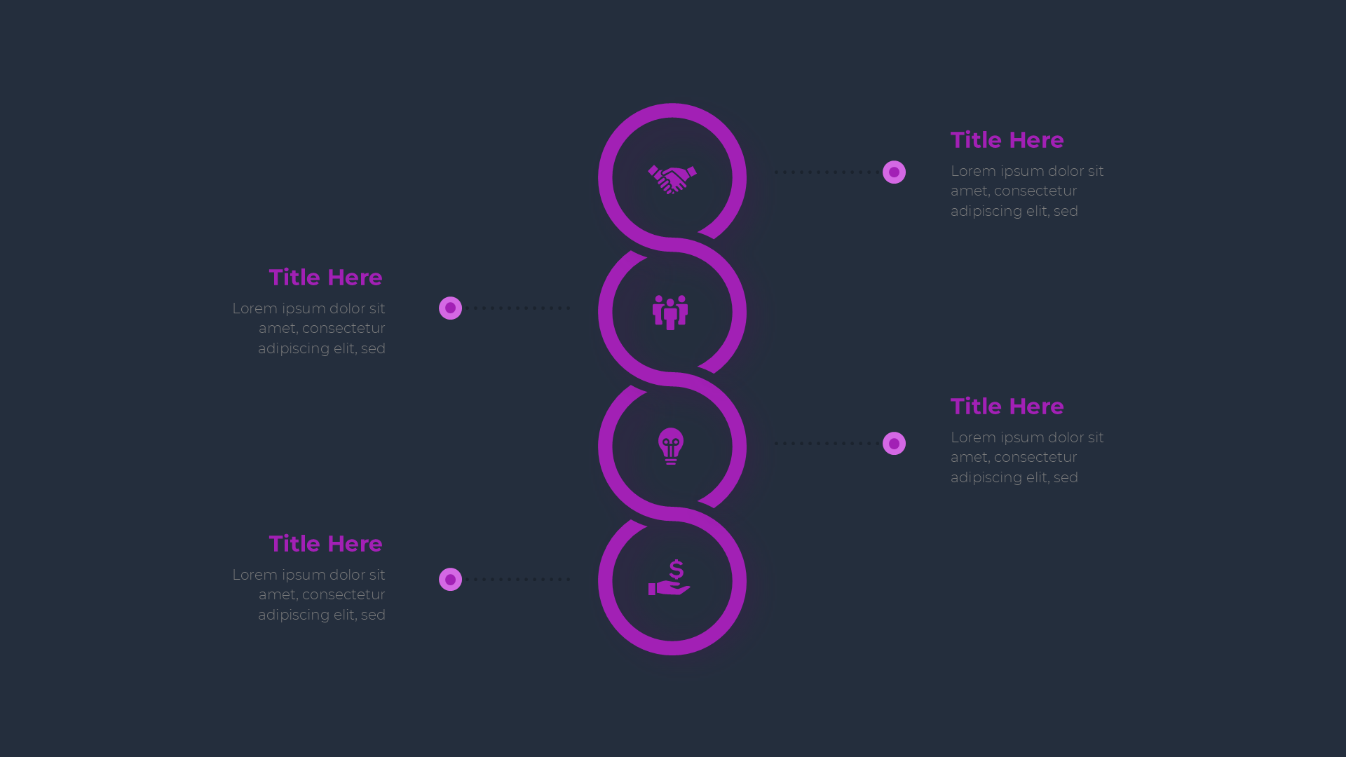 Infographics[dark] slide 7